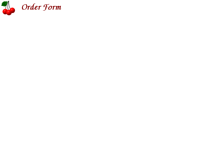 Order Form